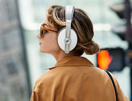 Description image for Sennheiser MOMENTUM 3 Noise-Canceling Wireless Over-Ear Headphones BLACK