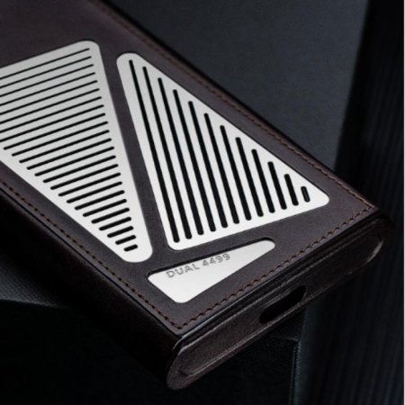 Description image for FiiO SK-M15A Genuine Leather Protective Case for M15 BROWN