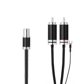 Pro-Ject Connect it Phono RS 5 Pin DIN to RCA Cable Pure Silver Audio Interconnect Cable 1.23m