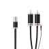 Pro-Ject Connect it Phono RS 5 Pin DIN to RCA Cable Pure Silver Audio Interconnect Cable 1.23m