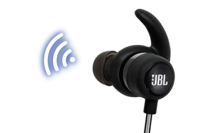 Description image for JBL Reflect Contour WIreless In-Ear Bluetooth Sport Headphones BLACK