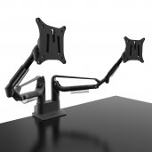 Kanto DMS2000 Dual Arm Desktop Monitor Mount BLACK