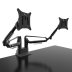 Kanto DMS2000 Dual Arm Desktop Monitor Mount BLACK