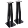 NorStone WALK 28.4 Inch Speaker Stands with Cable Management and Glass Base (Pair) BLACK