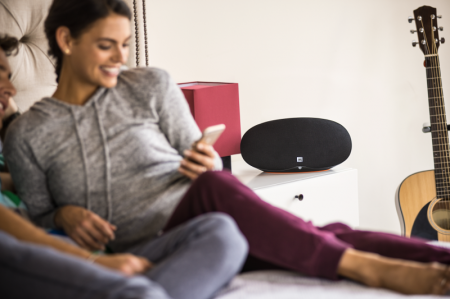 Description image for JBL Playlist 150 Bluetooth & Wi-Fi with Chromecast Wireless Speaker BLACK (2019)