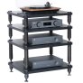 Norstone Como Base Modular HI-FI Rack (Each) BLACK LEATHER