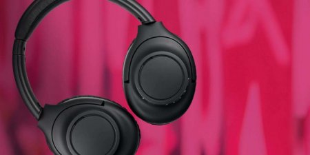 Description image for Audio-Technica ATH-S300BTBK Digital Hybrid Wireless Headphones BLACK