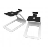 Kanto SE4 Elevated Desktop Speaker Stands (Pair) WHITE