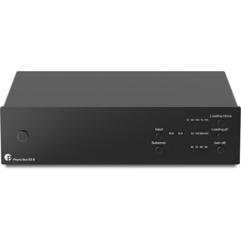 Pro-Ject Phono Box S3 B Balanced MM/MC Phono Preamplifier BLACK