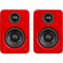 Kanto YU2 Speakers SUB6 Subwoofer and OB13 Turntable All-In-One Package RED GREEN WHITE