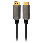 EVOssentials 7.5M 8K Hybrid Optical Fiber HDMI Cable BLACK