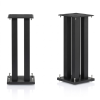 NorStone Stylum Square Speakers Stands (Pair) BLACK SATIN