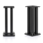 NorStone STYLUM SQUARE Metal Construction 600mm Cast Iron Base Speakers Stands (Pair) BLACK SATIN