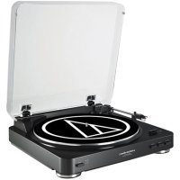 Audio Technica AT-LP60BK-USB Fully Automatic Belt-Drive Stereo Turntable USB & Analog BLAC