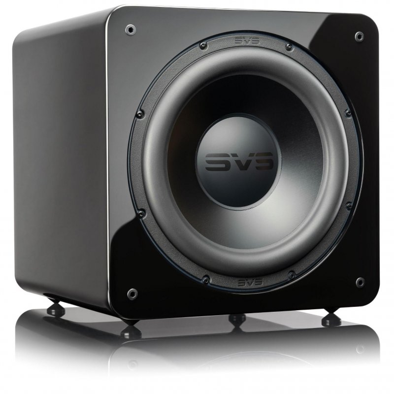 SVS SB-2000 PRO 12-Inch Sealed Box Subwoofer w Sledge STA-550D Amp BLACK PIANO - Open Box
