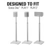 Sanus WSSA1 Adjustable Wireless Speaker Stand for the Sonos One PLAY:1 and PLAY:3 Single W