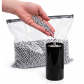 NorStone Acoustic Metal Beads 3kg Anti Vibration Fill 2x1.5kg 2 to 4mm Steel Shot for Speaker Stands and Hi Fi Racks
