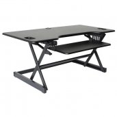Rocelco DADR 46-Inch Standing Desk Converter BLACK