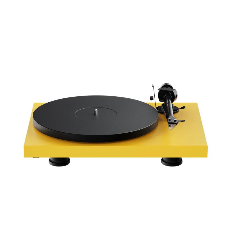 Pro-Ject Debut EVO 2 Belt Drive Turntable Carbon Tonearm Electronic Speed Control (PICK IT MM EVO) SATIN GOLDEN YELLOW