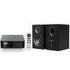 WiiM Amp Ultra & Kanto TUK Passive 2nd Gen Hi-Res Streaming Stereo System Bundle SPACE GRAY / MATTE BLACK