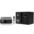 WiiM Amp Ultra & Kanto TUK Passive 2nd Gen Hi-Res Streaming Stereo System Bundle SPACE GRAY / MATTE BLACK