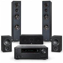 PSB Imagine T54 & Alpha C10 / P3 with Onkyo TX-NR7100 5-Channel Home Theater Speaker System Bundle BLACK