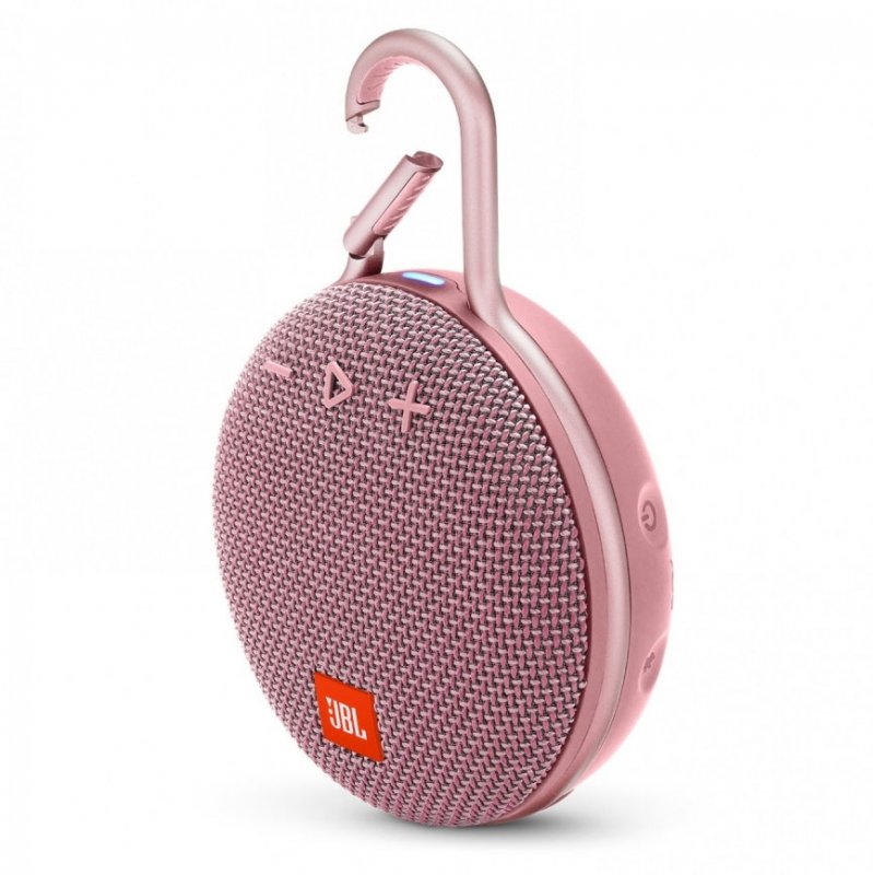 JBL Clip 3 Portable Bluetooth Waterproof Speaker PINK