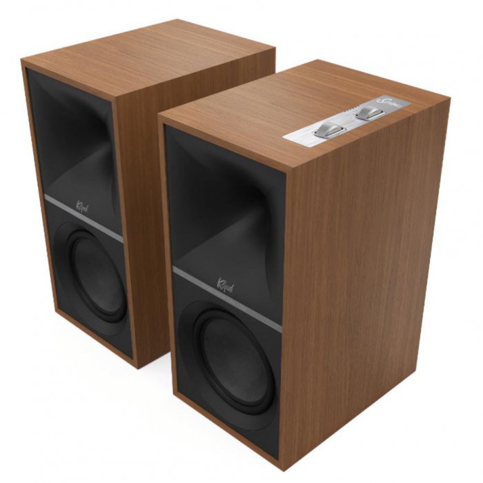 Klipsch The Sevens Powered Speakers (Pair) WALNUT [2023] - Click Image to Close