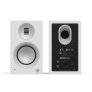 Kanto Living TUK 2nd Gen (2nd Gen) 260 W Premium Powered Speaker System with Bluetooth 5.4 Dual RCA and USB-C Inputs MATTE WHITE W/ ALUMINUM