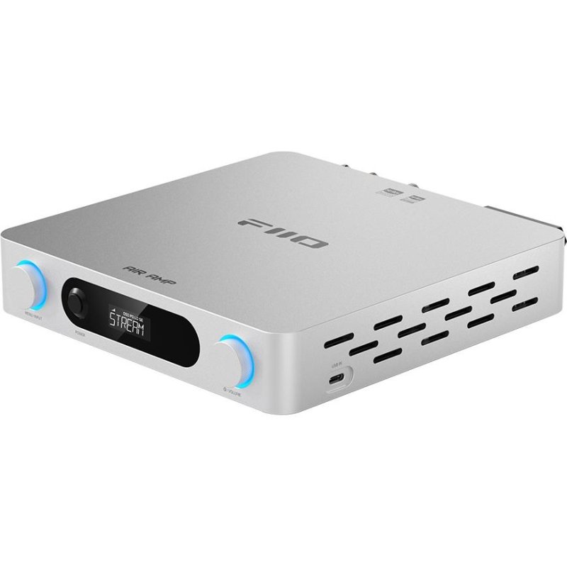 FiiO Air Amp Streaming Integrated Amplifier SILVER