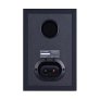 Mission LX2MKIIBK Two-Way 5-Inch  Standmount/Surround Bookshelf Speakers (Pair) BLACK