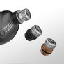 RHA T20i DualCoil Hi-Res In-Ear Headphones & IEMs with Ear Hooks with iOS Remote BLACK