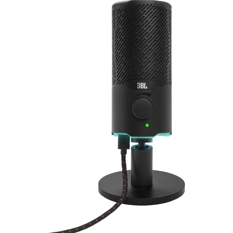 JBL Quantum Stream USB Dual Condenser Gaming Microphone BLACK