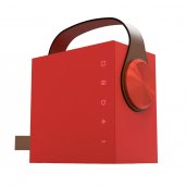 Biggie Portable Bluetooth Speaker RUBY RED