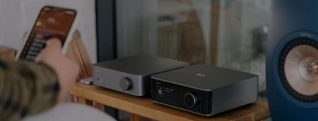 Description image for WiiM Vibelink Amp 100W Power Amplifier with Premium ESS 9039Q2M DAC and TI TPA3255