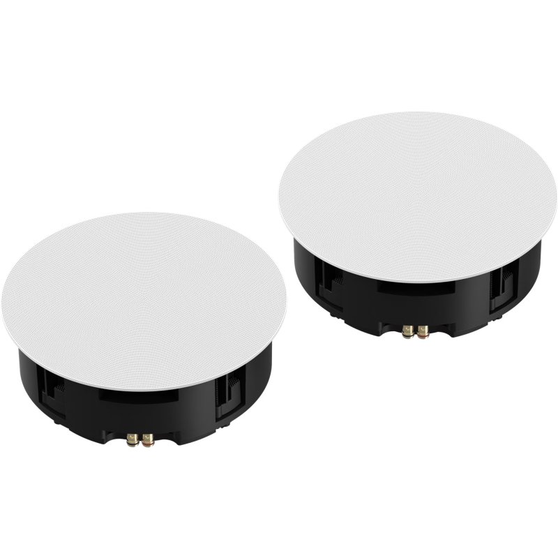 Sonos by Sonance INCL8WW1 8" In-Ceiling Architectural Speakers (Pair) WHITE