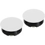 Sonos by Sonance INCL8WW1 8" In-Ceiling Architectural Speakers (Pair) WHITE