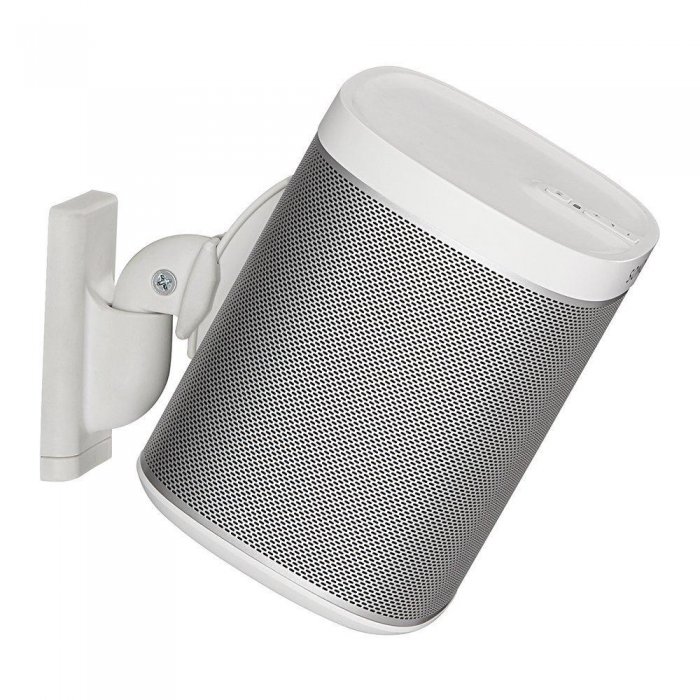 Sanus WSWM1-W1 Wireless Speaker Wall Bracket for Sonos PLAY:1 and PLAY:3 Single WHITE - Click Image to Close
