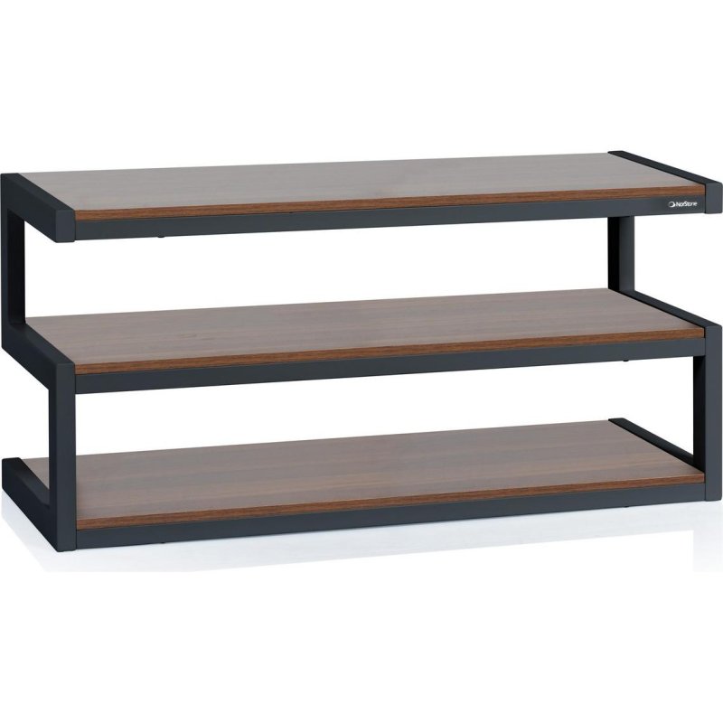 NorStone Esse AV Audio Video Stand BLACK / WALNUT