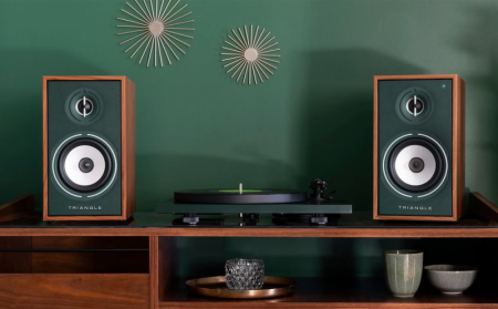Description image for Triangle Borea BR02 CONNECT Powered Bookshelf Speakers OAK GREEN