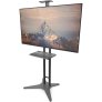 Kanto STM55PL-S Stationary Floor Stand for 32-55 Inch TV's