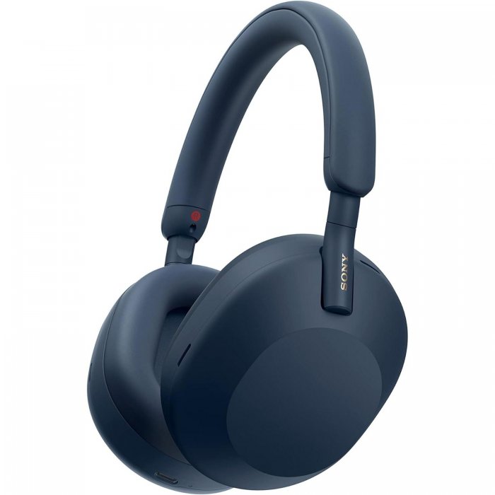 Sony WH-1000XM5 Wireless Bluetooth Headphones BLUE - Click Image to Close