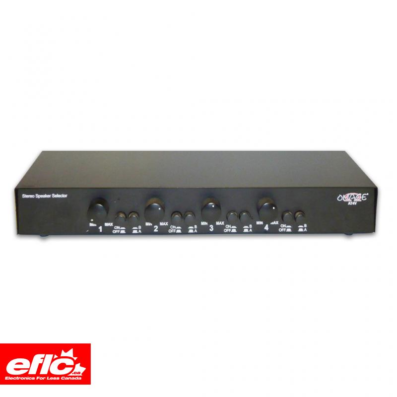 4 way speaker splitter