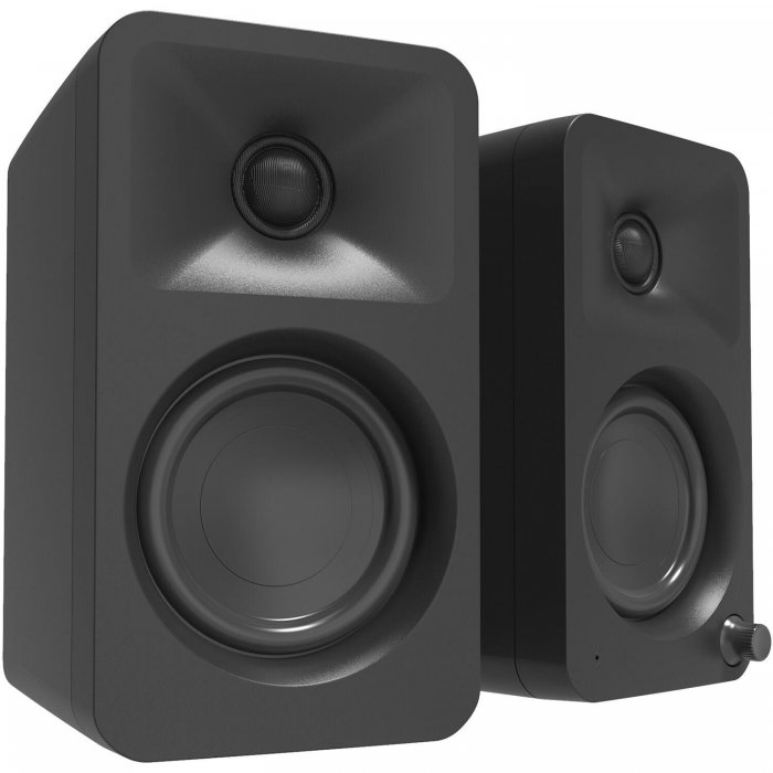 Kanto ORA 100W Powered Reference Desktop Speakers with Bluetooth (Pair) BLACK [2024] - Click Image to Close