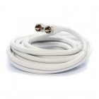 UltraLink UHRG612C RG6 Coaxial Cable F Connector WHITE (12FT)
