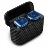 Master & Dynamic MW08 SPORT Sport Glass Truly Wireless Earphones Kevlar Case BLUE - Open Box