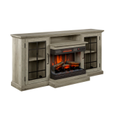 Bell'O MANHASSET TV Fireplace Stand With Shelves VALLEY PINE