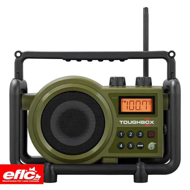 Sangean TB100 Ultra Rugged Digital Tuning Radio Receiver GREEN Canada
