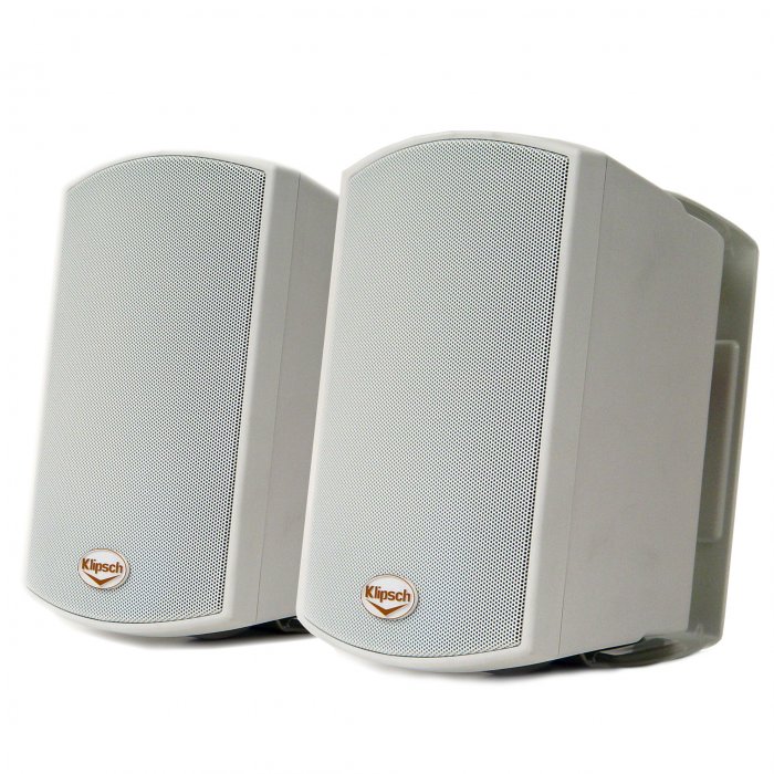 Klipsch AW-400 4" All Weather 2-Way Speakers WHITE (Pair) - Click Image to Close