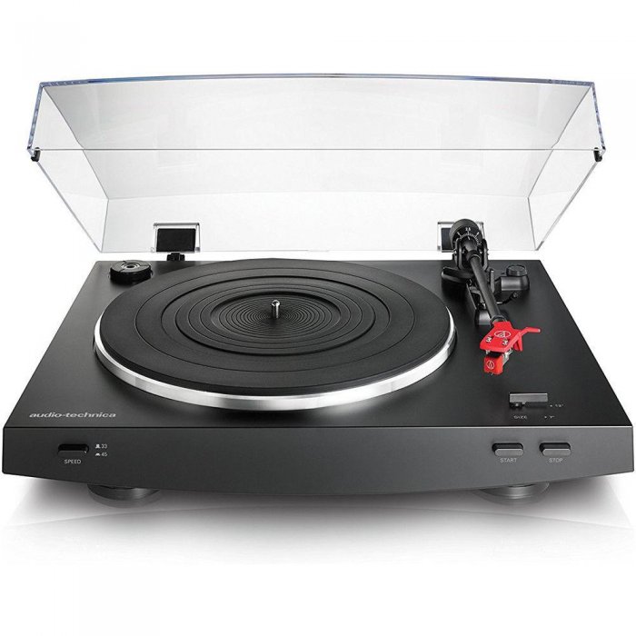 Audio Technica AT-LP3BK Fully Automatic Belt-Drive Stereo Turntable BLACK - Click Image to Close